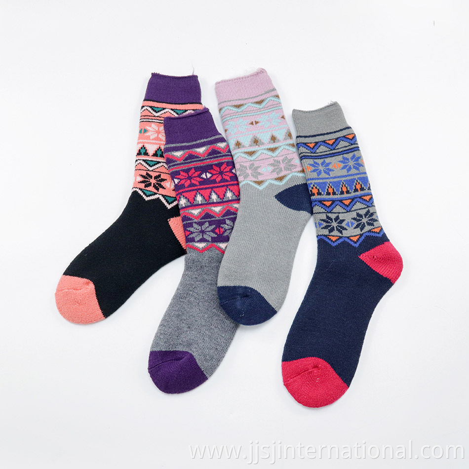Customized Warm Thickened Women's Long Socks